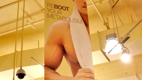 Whole Foods 'ReBoot Your Metabolism' Ceiling Banner
