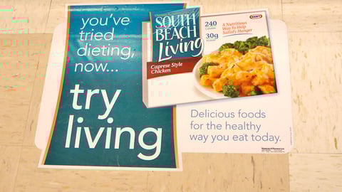 South Beach Living Floor Cling