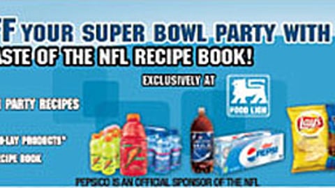 Food Lion, Diet Pepsi Recipe Book Feature