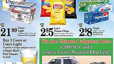 Fry's Coors Light, PepsiCo Tailgate Feature