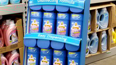 Mr. Clean Disinfecting Formula Shipper
