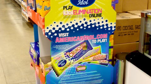 Nestle "American Idol" Floorstand