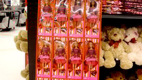 Barbie Valentine's Day Shipper