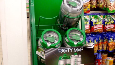 Heineken DraughtKeg 'Party MVP' Rack