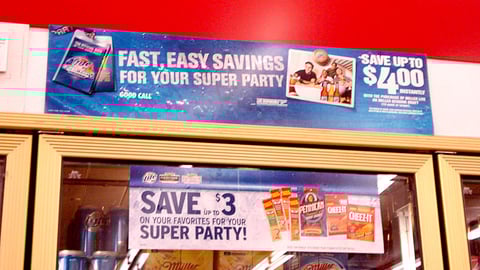 Miller 'Super Party' Channel Signs