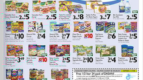 Acme General Mills, Dasani Rebate Feature