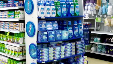 Meijer Crest Tooth Care Endcap