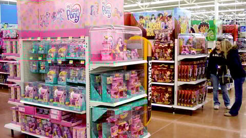 Wal-Mart Themed Toy Four-Ways