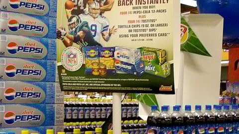 PepsiCo Jewel 'Super Savings' Pole Topper