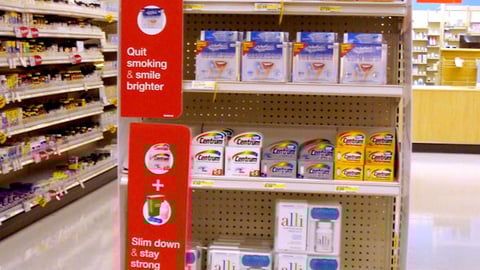 Target New Year's Resolutions Endcap