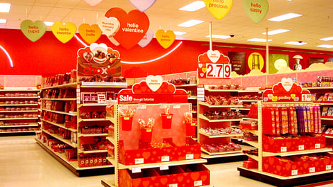 Target Valentine's Day Merchandising