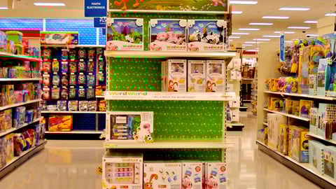 Target WordWorld Toy Endcap