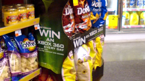 Doritos Xbox 360 Sweeps Floorstand