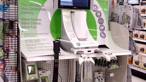 Xbox 360 "Guitar Hero" Demo Station