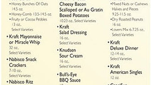 Albertsons Kraft Rebate Feature