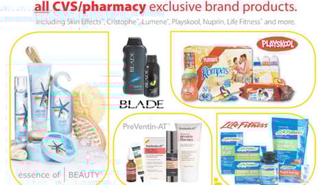 CVS Exclusive Brand Sale Feature