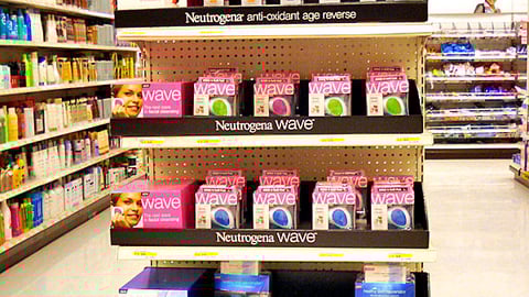 Target Neutrogena Skincare Endcap