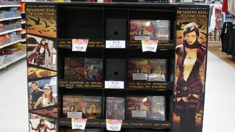 "Resident Evil: Extinction" Wal-Mart DVD Pallet