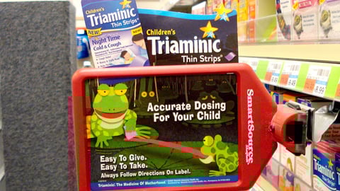 Triaminic Thin Strips Shelf Talker