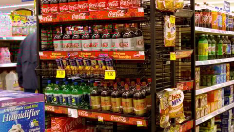 Walgreens Coca-Cola/Mars 'Family Favorites' Endcap