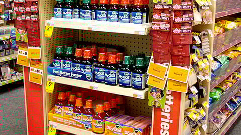 Walgreens McNeil Cough and Cold Endcap