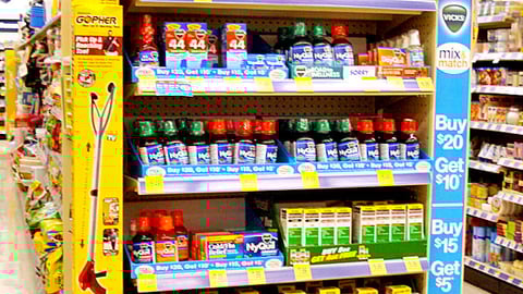 Walgreens Vicks Rebate Endcap 