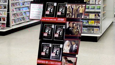 "American Gangster" DVD Floorstand