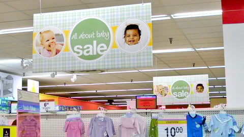 Kmart 'All About Baby' Ceiling Banners