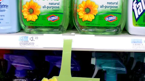 Clorox Green Works Shelf Wobbler