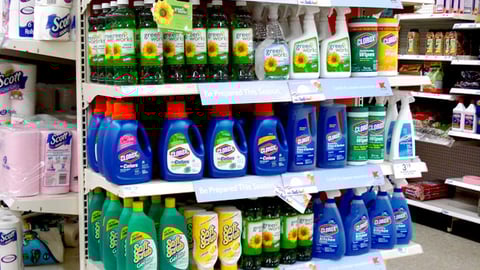 Kmart Clorox Cleaning Endcap