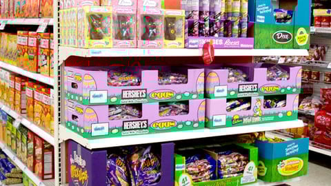 Kmart Easter Celebration Hershey Endcap