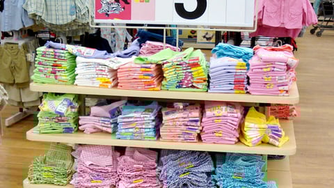 Garanimals Girls Apparel Display