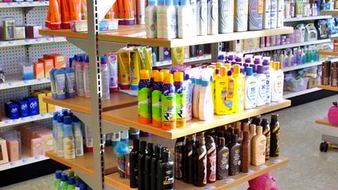 Neutrogena Sun Care Rack