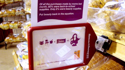 Suave Back-to-School Shelf Talker