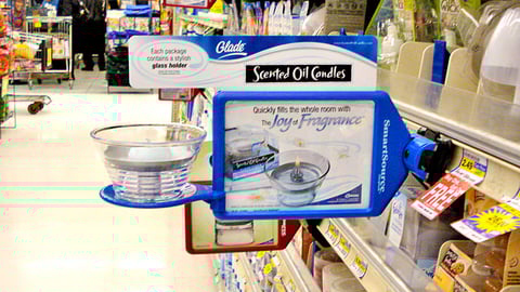 Glade Scented Oil Candle Shelf Talker