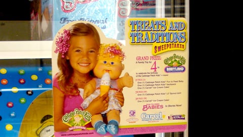 Carvel Cabbage Patch Kids Cooler Cling