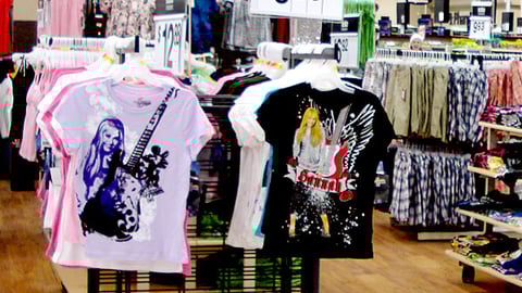 Hannah Montana Apparel Rack