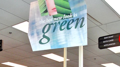 Physicians Formula Green Ceiling Banner