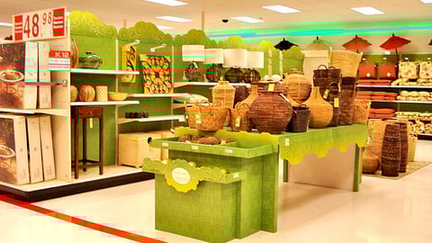 Target Global Bazaar Basket Merchandising