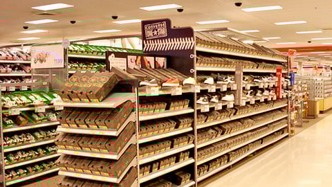 Converse One Star Footwear Gondola