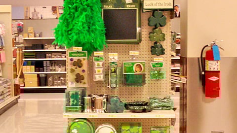 Target St. Patrick's Day Endcap