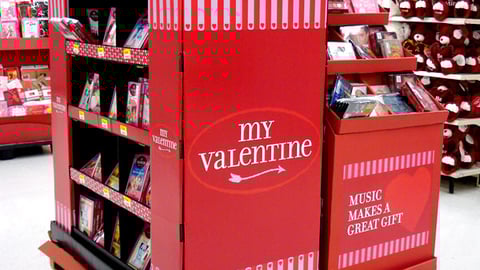 Wal-Mart Valentine CD, DVD Half-Pallets