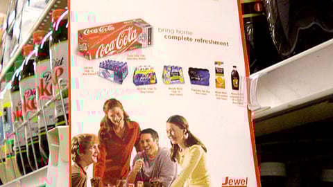 Jewel Coca-Cola Rebate Shelf Sign