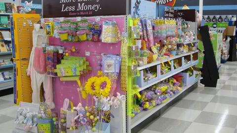 Meijer Easter Merchandise Gondola