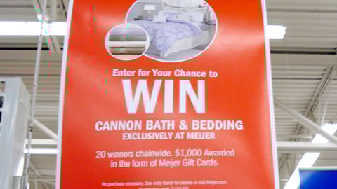 Meijer Cannon Sweeps Signs 