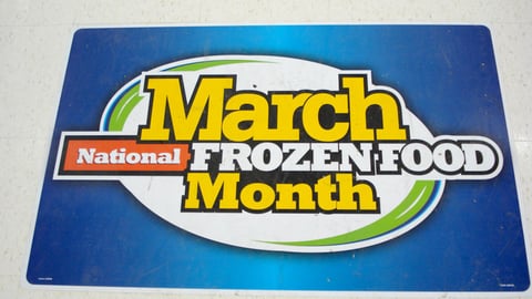 March Frozen Food Month Floor Cling