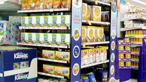 Kraft Meijer Breakfast Endcap