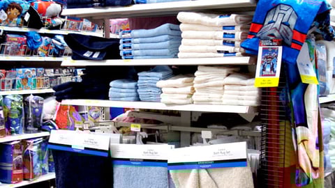 Wal-Mart MainStays Bath Endcap