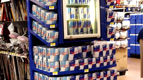 Red Bull Wal-Mart Cooler Endcap