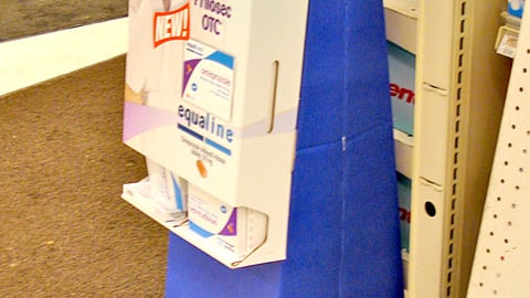 Equaline Prilosec Comparison Shipper